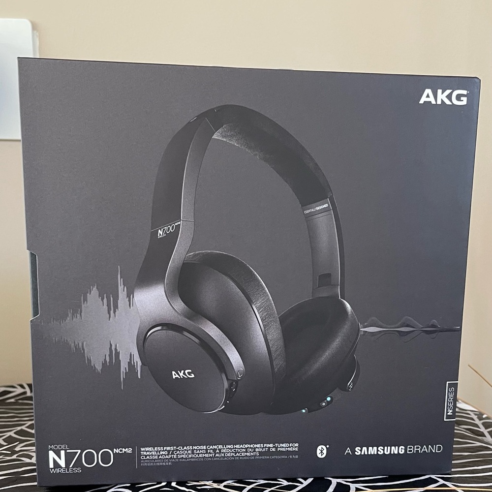 Samsung AKG N700NC Over-Ear Foldable Wireless Bluetooth Headphones, Acti…
